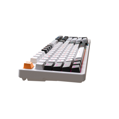 Клавіатура GamePro MK170W Hot-Swap Red Swich RGB USB UA White (MK170W)