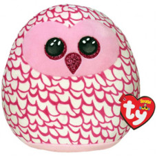 М'яка іграшка Ty Squish-a-Boos Рожева сова Pinky 20 см (39300)