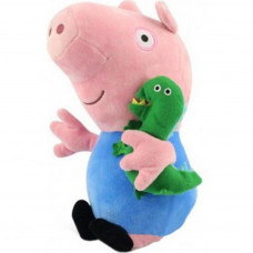 М'яка іграшка Peppa Pig Джордж с игрушкой (20 см) (25088)