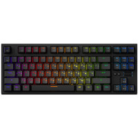 Клавіатура GamePro MK180B Hot-Swap Red Swich RGB USB UA Black (MK180B)