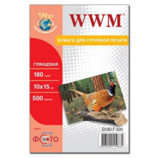 Фотопапір WWM 10x15 (G180.F500)