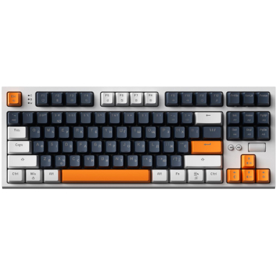 Клавіатура GamePro MK180W Hot-Swap Red Swich RGB USB UA White (MK180W)