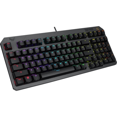 Клавіатура ASUS TUF Gaming K3 Gen II Opti-Mech RGB Red Switches USB UA Black (90MP0390-BKMA00)