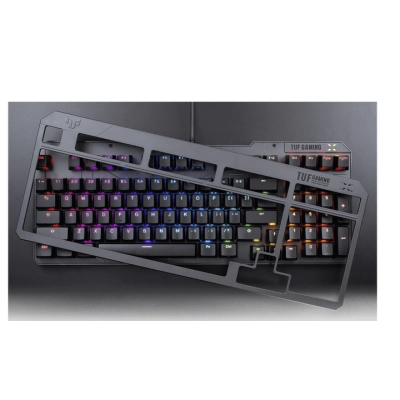 Клавіатура ASUS TUF Gaming K3 Gen II Opti-Mech RGB Red Switches USB UA Black (90MP0390-BKMA00)