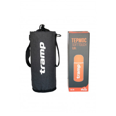 Чохол для термоса Tramp Soft Touch 1,0 л Grey (TRA-293-grey-melange)