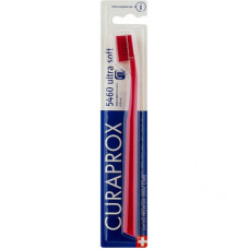 Зубна щітка Curaprox CS 5460 Ultra Soft Ультрам'яка D 0.10 мм Малинова з малиновою щетиною (CS 5460-07)