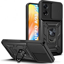 Чохол до мобільного телефона BeCover Military Oppo A98 5G Black (710024)
