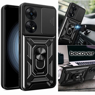 Чохол до мобільного телефона BeCover Military Oppo Reno8 T Black (710023)