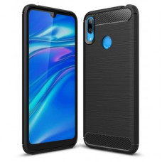 Чохол до мобільного телефона Laudtec для Huawei Y7 2019 Carbon Fiber (Black) (LT-HY72019B)