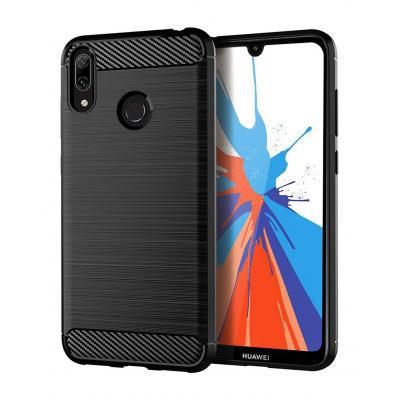 Чохол до мобільного телефона Laudtec для Huawei Y7 2019 Carbon Fiber (Black) (LT-HY72019B)