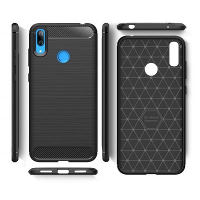 Чохол до мобільного телефона Laudtec для Huawei Y7 2019 Carbon Fiber (Black) (LT-HY72019B)