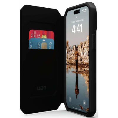 Чохол до мобільного телефона UAG Apple iPhone 14 Pro Max Metropolis, Kevlar Black (114047113940)