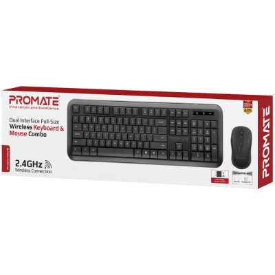 Комплект Promate ProCombo-6 Wireless Black (procombo-6)