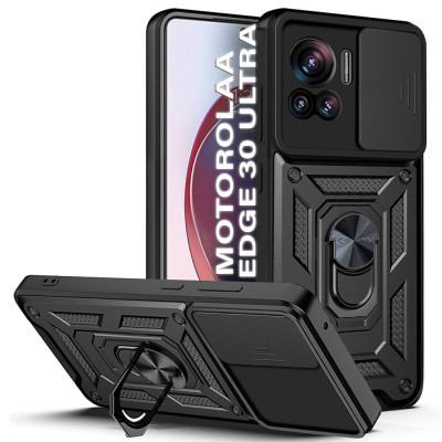Чохол до мобільного телефона BeCover Military Motorola Edge 30 Ultra Black (710678)