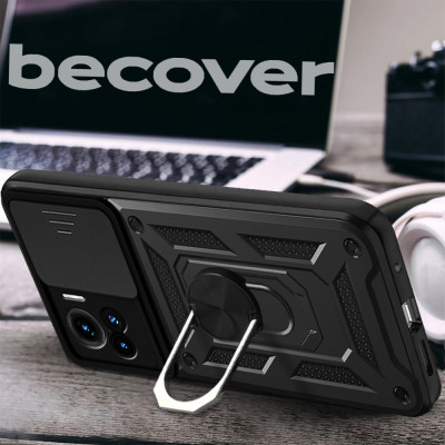 Чохол до мобільного телефона BeCover Military Motorola Edge 30 Ultra Black (710678)