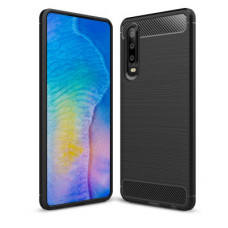 Чохол до мобільного телефона Laudtec для Huawei P30 Carbon Fiber (Black) (LT-P30B)