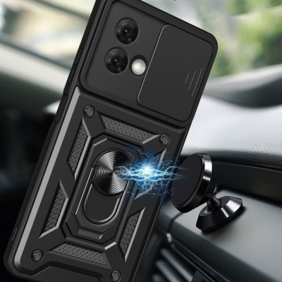 Чохол до мобільного телефона BeCover Military Motorola Moto G84 Black (710675)