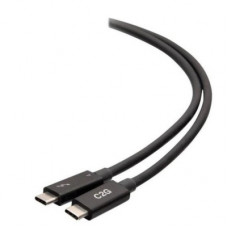 Дата кабель USB-C Thunderbolt 4 0.8m 40Gbs Black C2G (C2G28886)