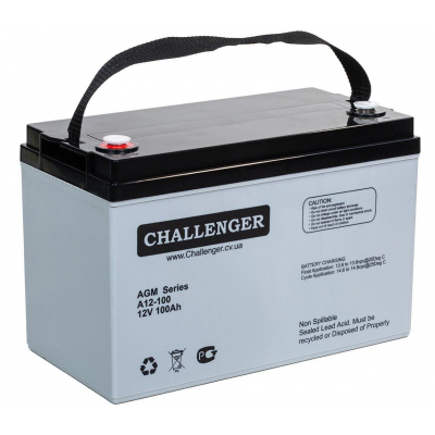 Батарея до ДБЖ Challenger A12-100, 12V-100Ah (A12-100)
