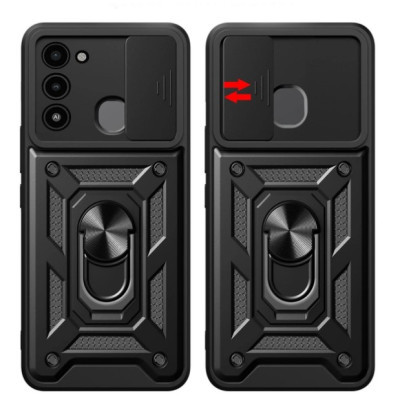 Чохол до мобільного телефона BeCover Military Tecno Spark 8C (KG5) Black (710005)