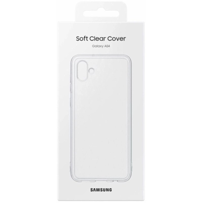 Чохол до мобільного телефона Samsung Samsung A04 Soft Clear Cover Transparency (EF-QA045TTEGRU)