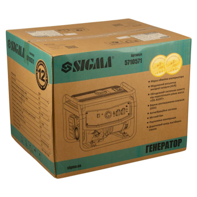 Генератор Sigma 220V 8.5/9.0kW электрозапуск (5710571)