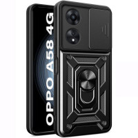 Чохол до мобільного телефона BeCover Military Oppo A58 4G Black (710713)
