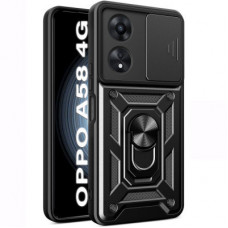 Чохол до мобільного телефона BeCover Military Oppo A58 4G Black (710713)