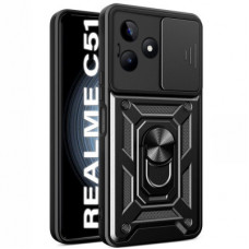 Чохол до мобільного телефона BeCover Military Realme C51 Black (710705)