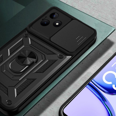 Чохол до мобільного телефона BeCover Military Realme C53 Black (710701)