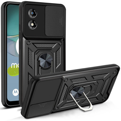 Чохол до мобільного телефона BeCover Military Motorola Moto E13 Black (709101)
