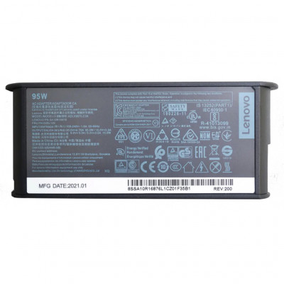 Блок живлення до ноутбуку Lenovo 95W 20V/4.75A, 15V/3A, 9V/3A, 5V/3A, USB Type-С (ADLX95YLC3A / A40378)