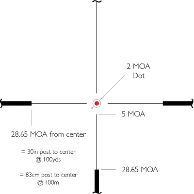 Оптичний приціл Hawke Vantage 30 WA 3-9x42 сітка L4A Dot з підсвічуванням (14279)