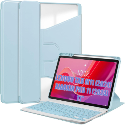 Чохол до планшета BeCover 360° Rotatable + Keyboard Lenovo Tab M11 (2024) TB-TB330FU/Xiaoxin Pad 11 (2024) 11