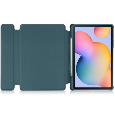 Чохол до планшета BeCover 360° Rotatable + Keyboard Samsung Tab S6 Lite 10.4 P610/P613/P615/P619 Dark Green (712406)