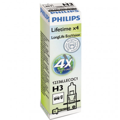 Автолампа Philips галогенова 55W (12336 LLECO C1)