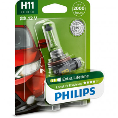 Автолампа Philips галогенова 55W (12362 LLECO B1)