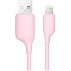 Дата кабель USB 2.0 AM to Lightninng 1.0m Pink Puridea (L02-Pink)