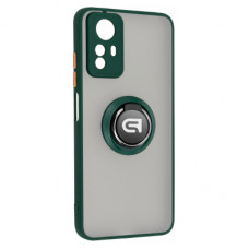 Чохол до мобільного телефона Armorstandart Frosted Matte Ring Xiaomi Redmi Note 12s 4G Dark Green (ARM68899)
