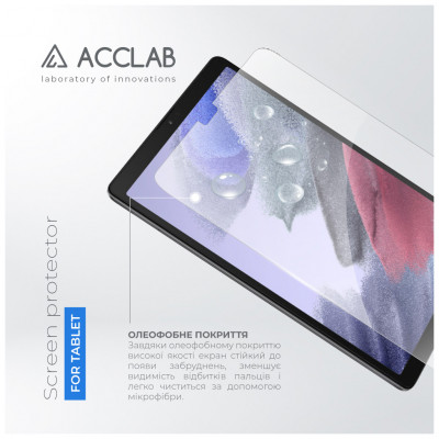 Скло захисне ACCLAB Full Glue Samsung Galaxy Tab A7 LITE/A7 LITE WIFI/T225/T220 8.7
