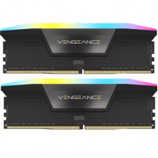 Модуль пам'яті для комп'ютера DDR5 96GB (2x48GB) 5600 MHz Vengeance RGB Black Corsair (CMH96GX5M2B5600C40)