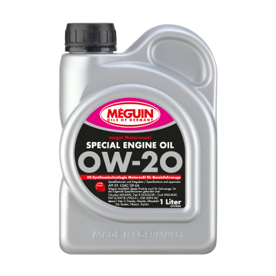 Моторна олива Meguin SPECIAL ENGINE OIL SAE 0W-20 1л (7078)
