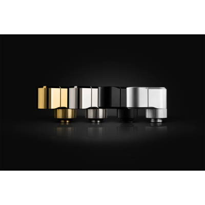Фітинг для СВО Ekwb EK-Quantum Torque Double Rotary Offset 28 - Satin Titanium (3831109893487)