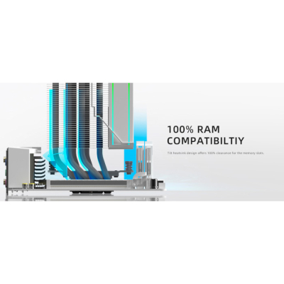 Кулер до процесора ID-Cooling Frozn A610 ARGB White (FROZN A610 ARGB White)