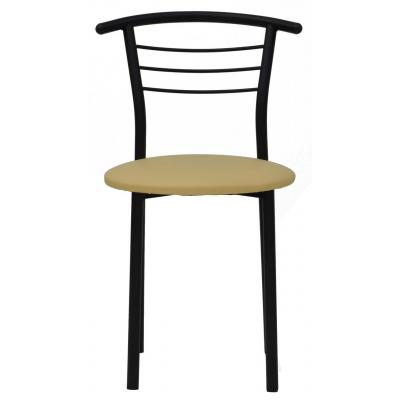 Кухонний стілець Примтекс плюс 1011 black S-64 Светло-бежевый (1011 black S-64)